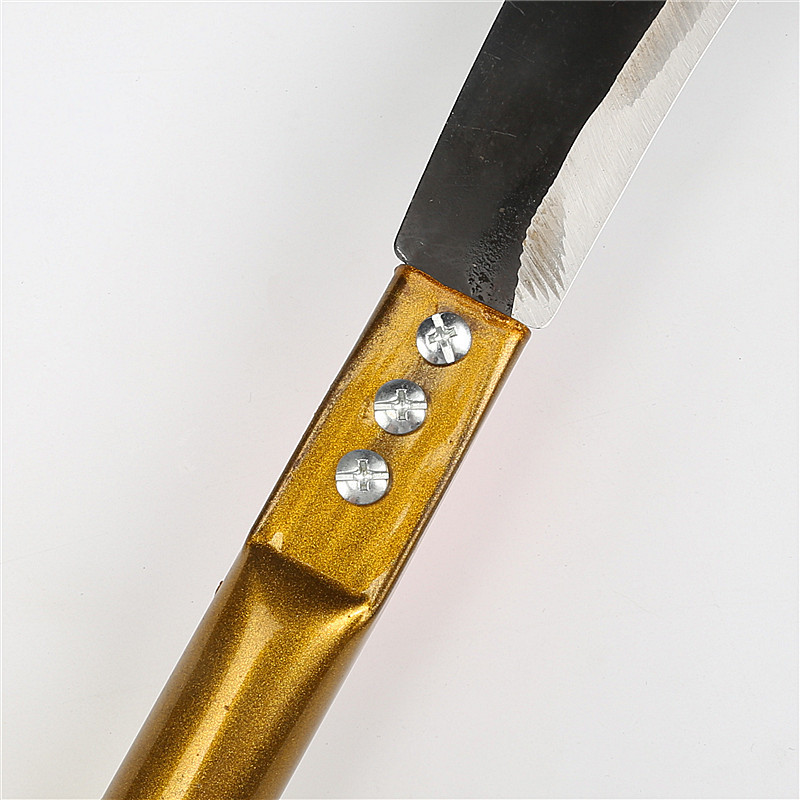 捞刀河长柄3号小勾刀镰刀柴刀农用用刀草刀园林刀