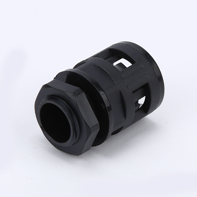 波纹管接头g1/4g1/2g3/8g3/4g1g2直插式穿线浪管接头软管快速接头