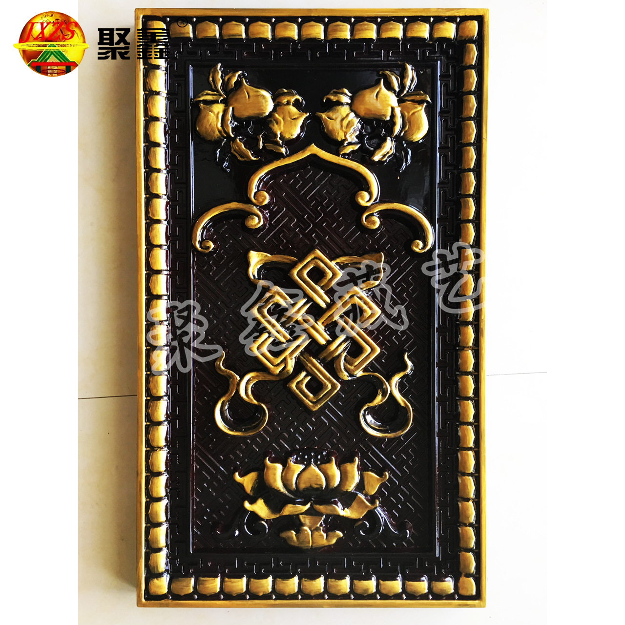 厂家直销藏式吉祥八宝方挂件吉祥结装饰角花装修灯池装潢材料饰品