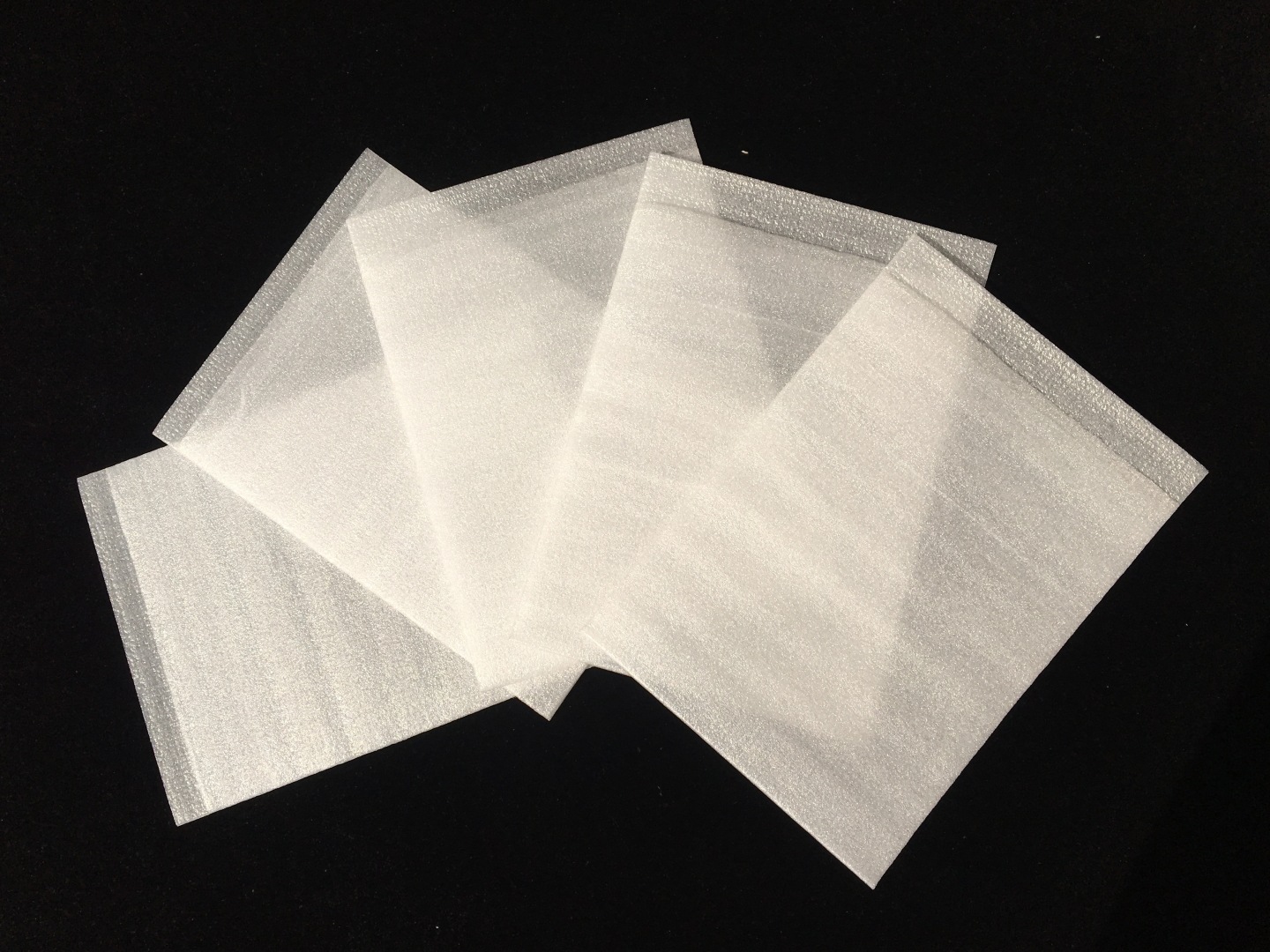 双面覆膜白色珍珠棉袋子8*16cm钢化膜包装防震防潮epe袋批发定制