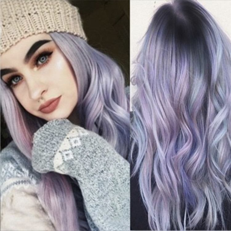 女生中长头发图片