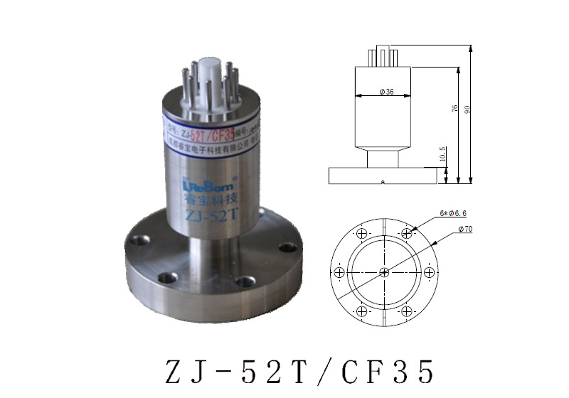 供应zj-52t/cf35金属电阻真空规管 厂家原装正品行货批发零售定制