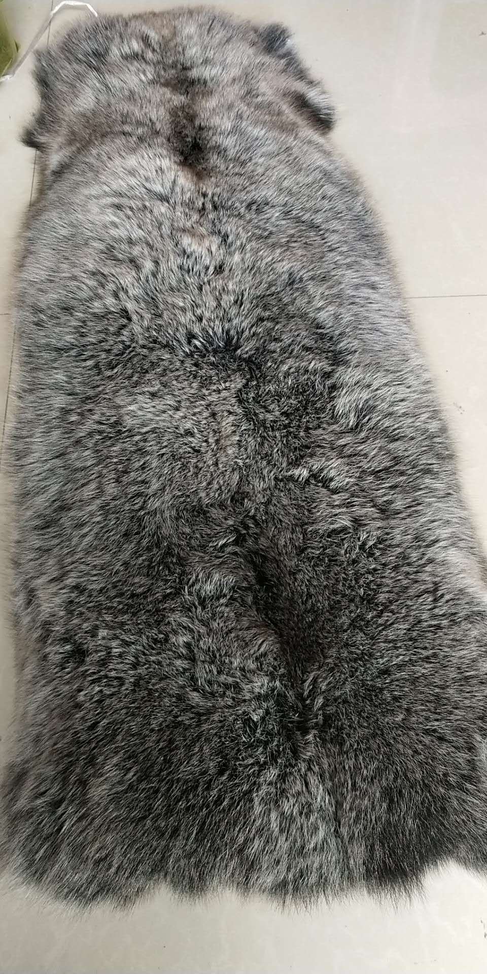 优质狐狸皮原料双色彩尖鞋材鞋口袖口毛领服装辅料可订制颜色