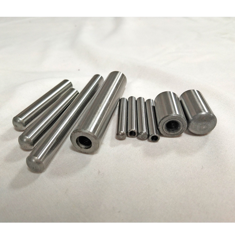 五金配件模具定位销固定销攻牙销钉内螺纹圆柱销单头牙销定做