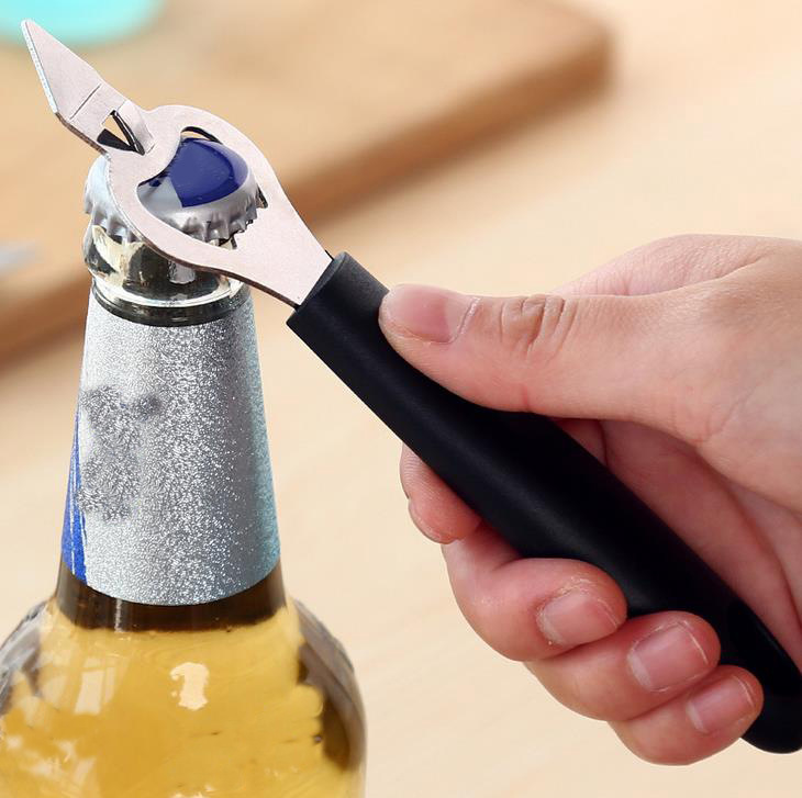 多功能创意家用啤酒开瓶器 易拉罐饮料罐起瓶器开酒器 开盖器