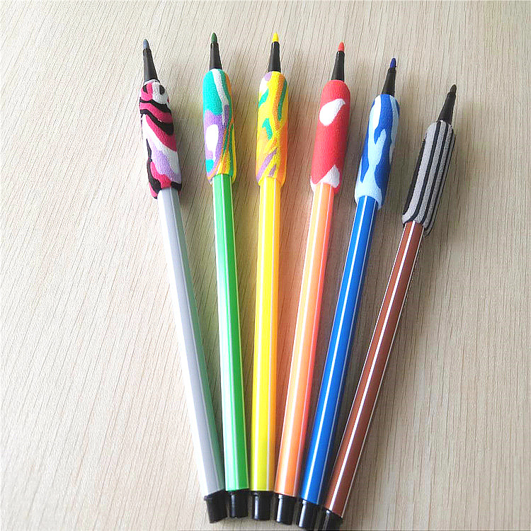 eva笔套捅nbr橡塑铅笔圆珠笔笔套防滑螺纹手柄把套来图样定制