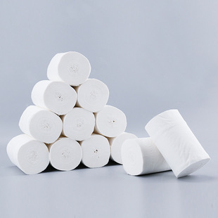 12卷/提原生木浆 宾馆酒店客房专用小卷卫生纸家用直批包邮实惠装