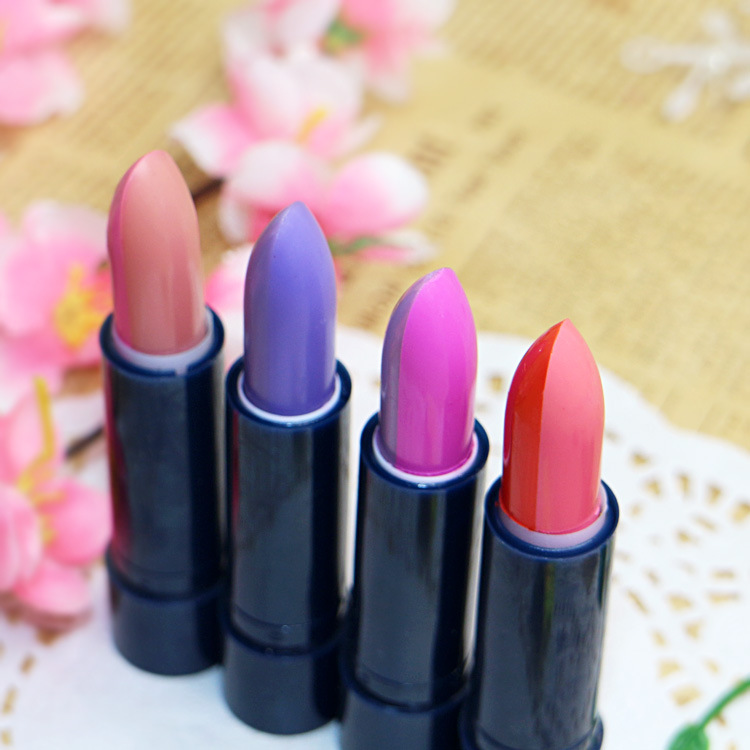 特价厂家直销 nani双色混搭变色口红 彩虹唇膏不脱色不脱色唇彩