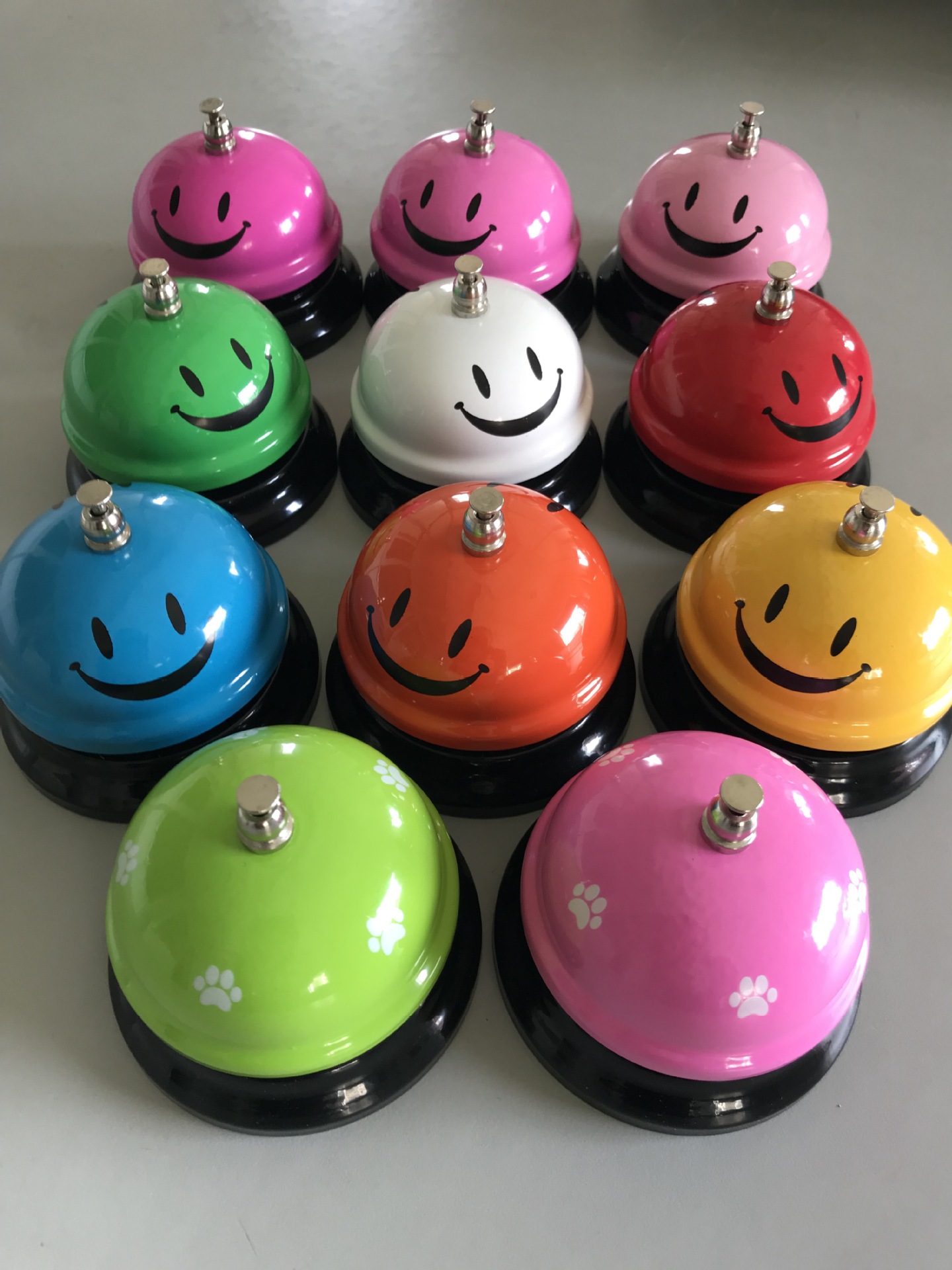 桌铃动物按铃 猫爪按铃 游戏棋铃 宠物按铃 狗爪铃金属按铃召唤铃