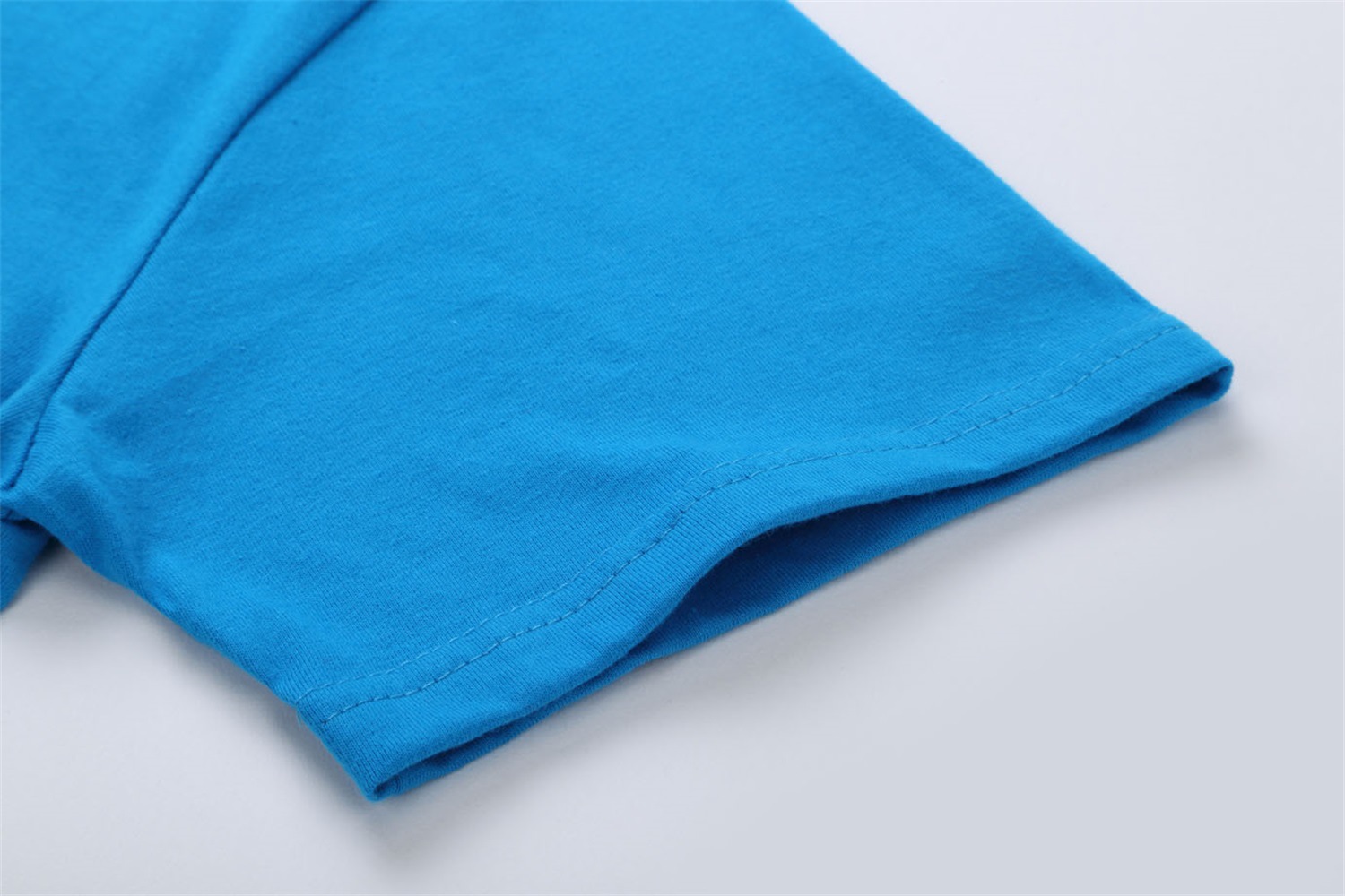 欧码纯棉男女空白t恤定制班服logo工作服文化衫印字广告衫批发