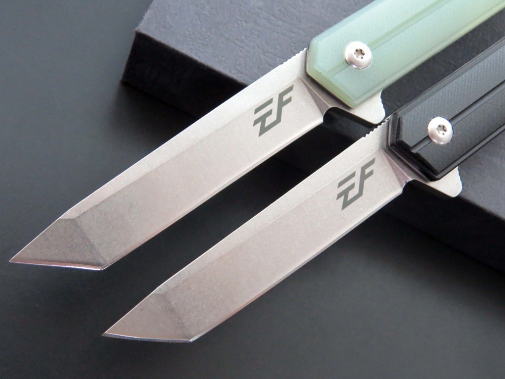 最新款d2钢刀  g10手柄滚珠轴承折叠刀户外狩猎野营水果刀edc工具