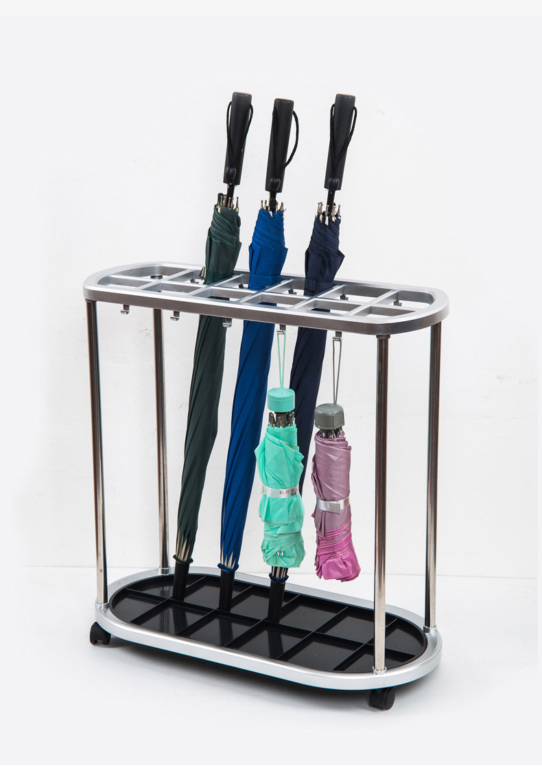 杰丽斯j-12无锁雨伞架12孔伞架 带10挂钩伞架挂架 雨伞置物架