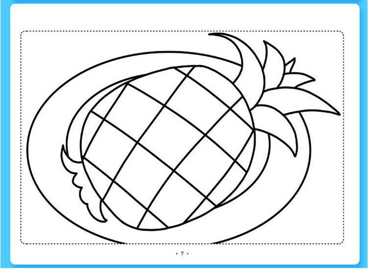 幼儿必备绘画入门 阶梯涂色画宝宝画画基础教材儿童图书全套6册