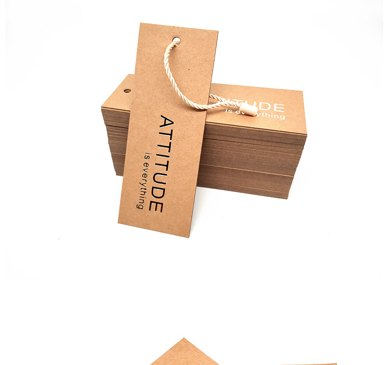 现货批发700克牛皮纸烫金吊牌 男女童装服装吊卡 可搭配吊粒现货