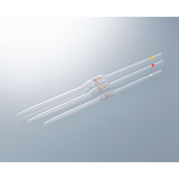 日本进口亚速旺胖肚大肚移液管带标志容量精度批号标记于筒体