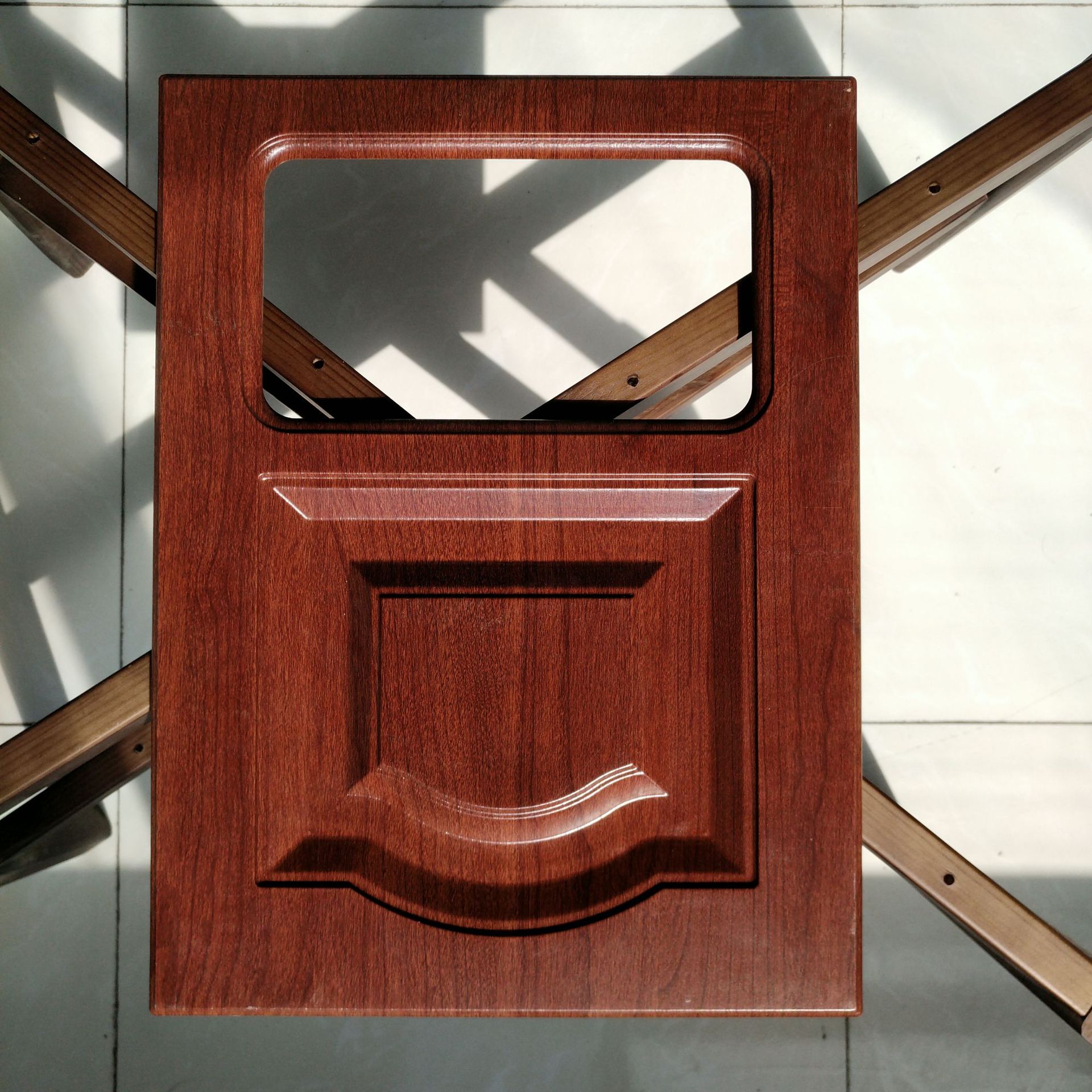 吸塑门 单孔玻璃门半面门型