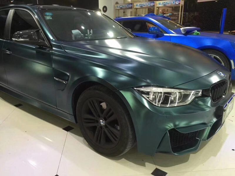 汽车电光金属灰 珠光金属哑面电镀改色膜 电光金属车身贴膜电光