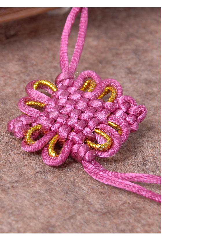 龙结 手工编织中国结7号金线结居家装饰小挂件特色厂