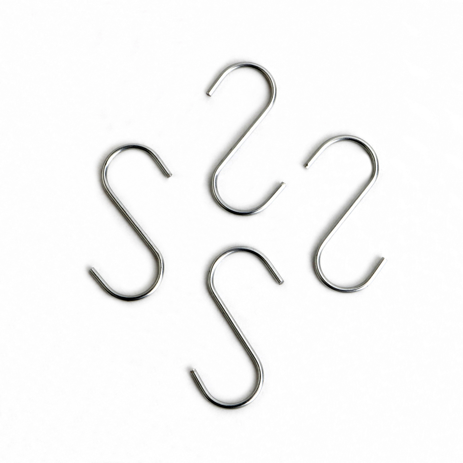 正旗厂家现货铁艺金属挂钩常规款s型挂钩厨房家用实心钩子