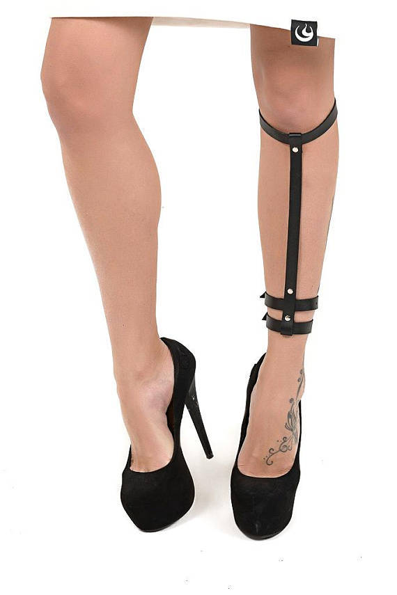 腿bdsm,皮带束腿,皮革花边袜带腿,腿带,皮革腿袜带