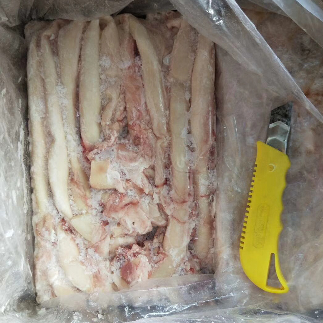 冷冻猪黄喉 生猪黄喉 带冰5成 猪喉管 黄喉猪心管 火锅烧烤 20斤