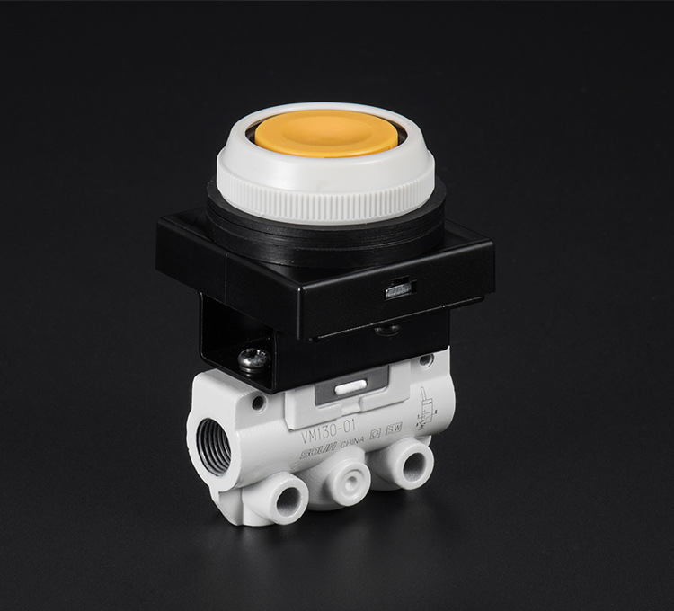 smc型2通气动开关 机械阀 手动阀 按钮型 vm120-01-30ra