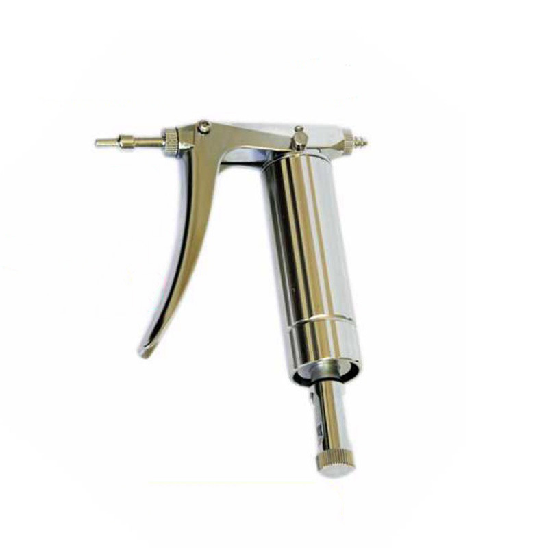 鸡鸭鹅鱼泥鳅用012毫升不锈钢疫苗可调连续注射器注射枪