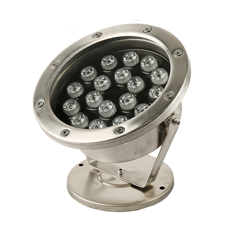 led水底灯水族馆灯鱼池灯6w12w18w24w广场水底射灯不锈钢厂家直销