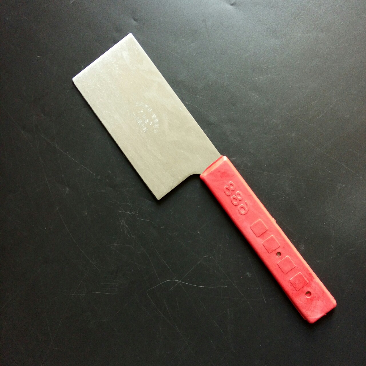 瓦刀批发单4红胶把单面瓦刀砌砖水泥刀泥瓦工具砍砖刀