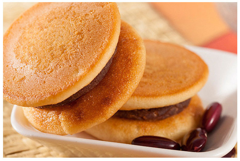 回头客铜锣烧2500g整箱 红豆/香芋/绿茶味夹心蛋糕点心面包批发