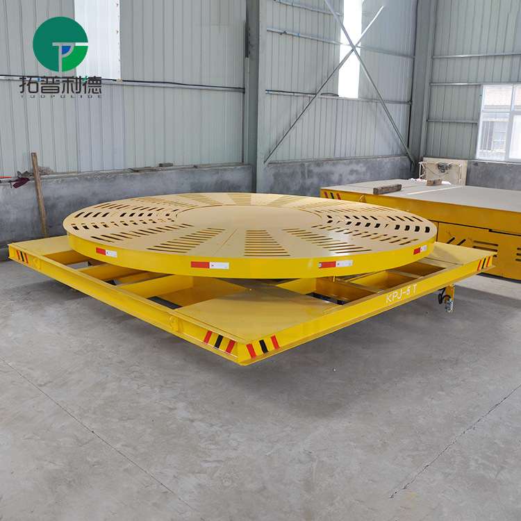 转盘电动钢包车抱轴式减速机陕西滑触线电动平车非标定制轨道车