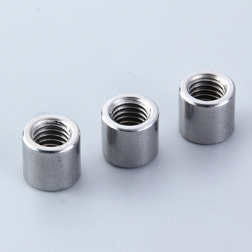 供应304不锈钢非标英制焊接圆螺母圆型加长螺母圆柱螺母批发