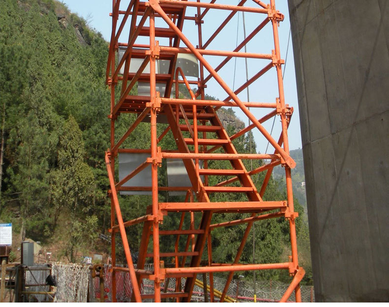 厂家直销750型轮扣式安全爬梯 加厚建筑爬 梯 承载式脚手架