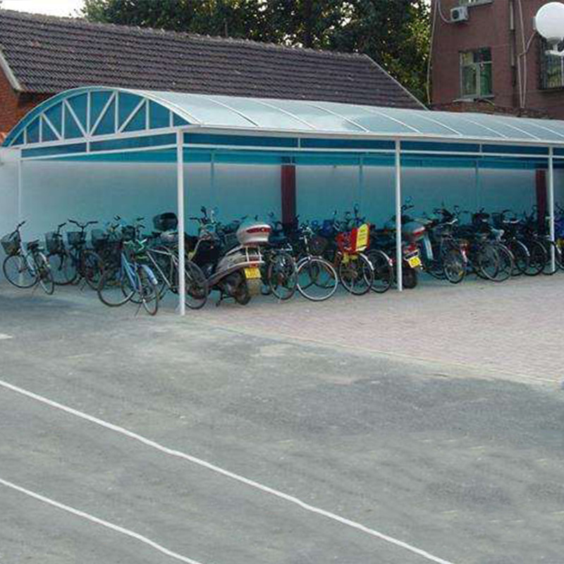 厂家定制阳光板雨棚汽车车棚 防紫外线阳光板 阳光板汽车棚加工