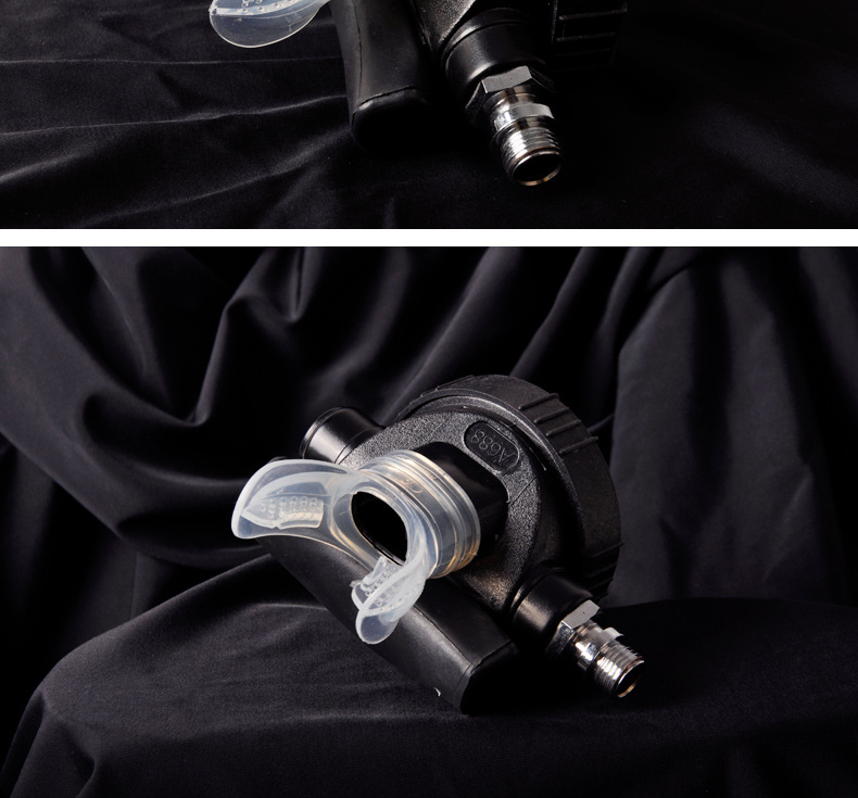 潜水管/潜水呼吸管咬嘴 食品级硅胶咬嘴 无毒无味 透明咬嘴