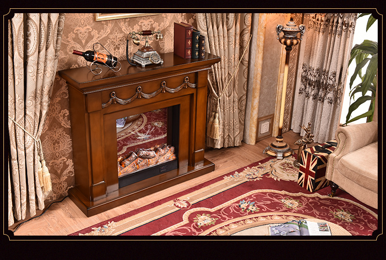 简约仿真火焰假火壁炉 实木欧式简约仿真火焰 厂家直销 可批发