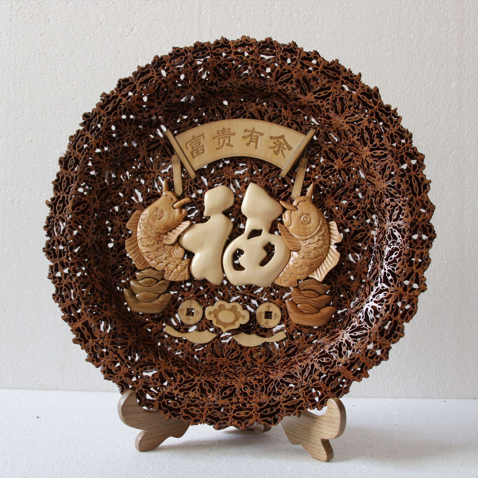 核桃皮工艺品|精致核桃摆盘,适合做礼品,家居装饰摆件