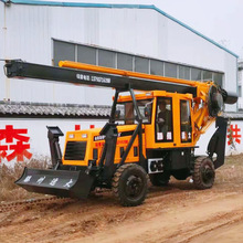 轮式旋挖钻机厂家 180°建筑基础桩旋挖钻机 大口径地基挖桩机