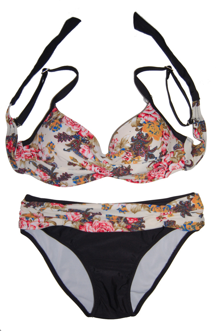 新款聚拢泳装涵丽谷超大罩杯比坚尼泳衣smart sexy比基尼 212036