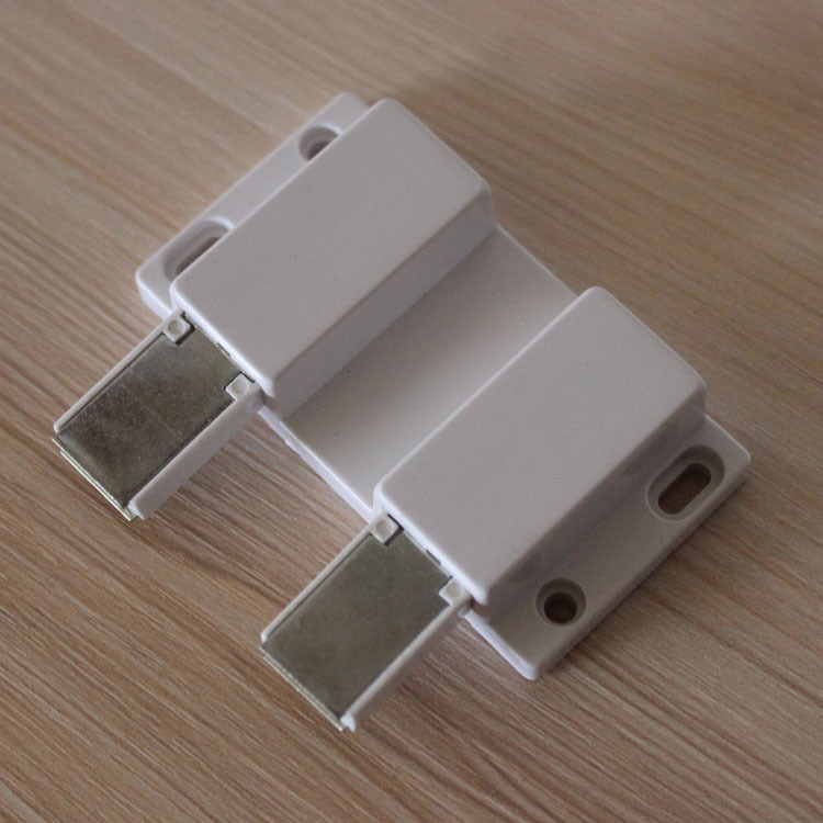 塑料abs磁碰门吸大号 双头反弹橱柜衣柜吸玻璃门单双开门家具五金