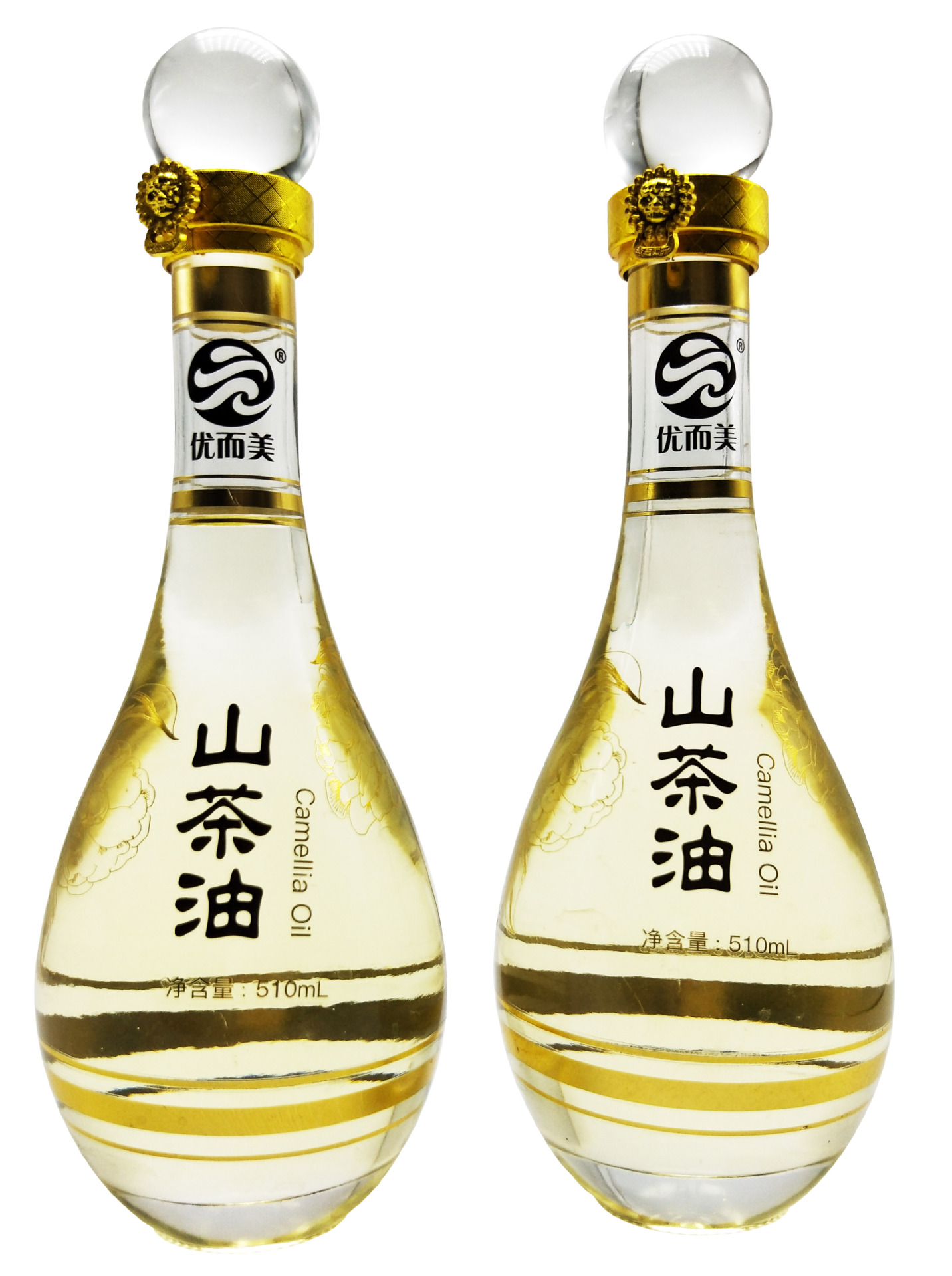 510ml*2瓶压榨山茶油 礼盒包装 山茶籽油