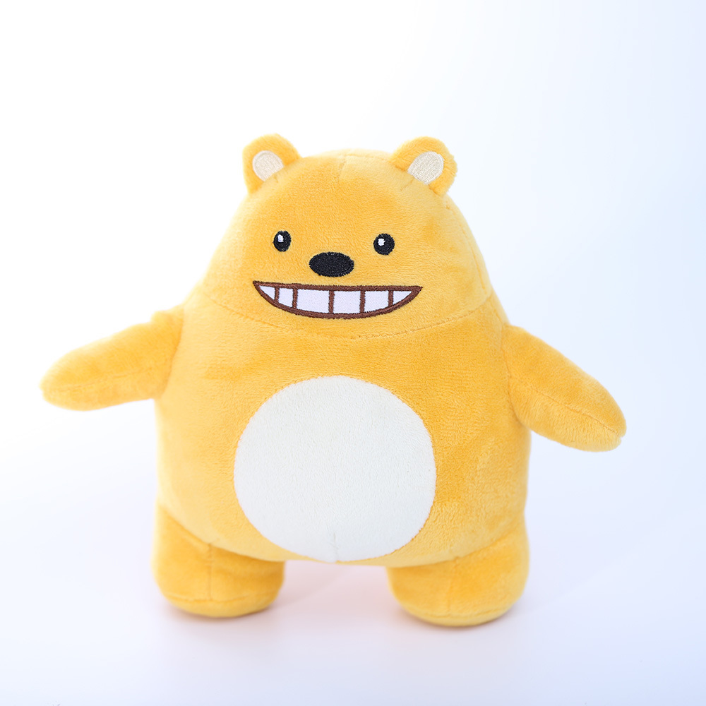 工厂订做卡通动漫企业公司吉祥物毛绒玩具公来图加logo定制