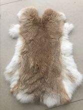 厂家常年大批量提供 整张熟兔皮装饰用兔皮家兔皮