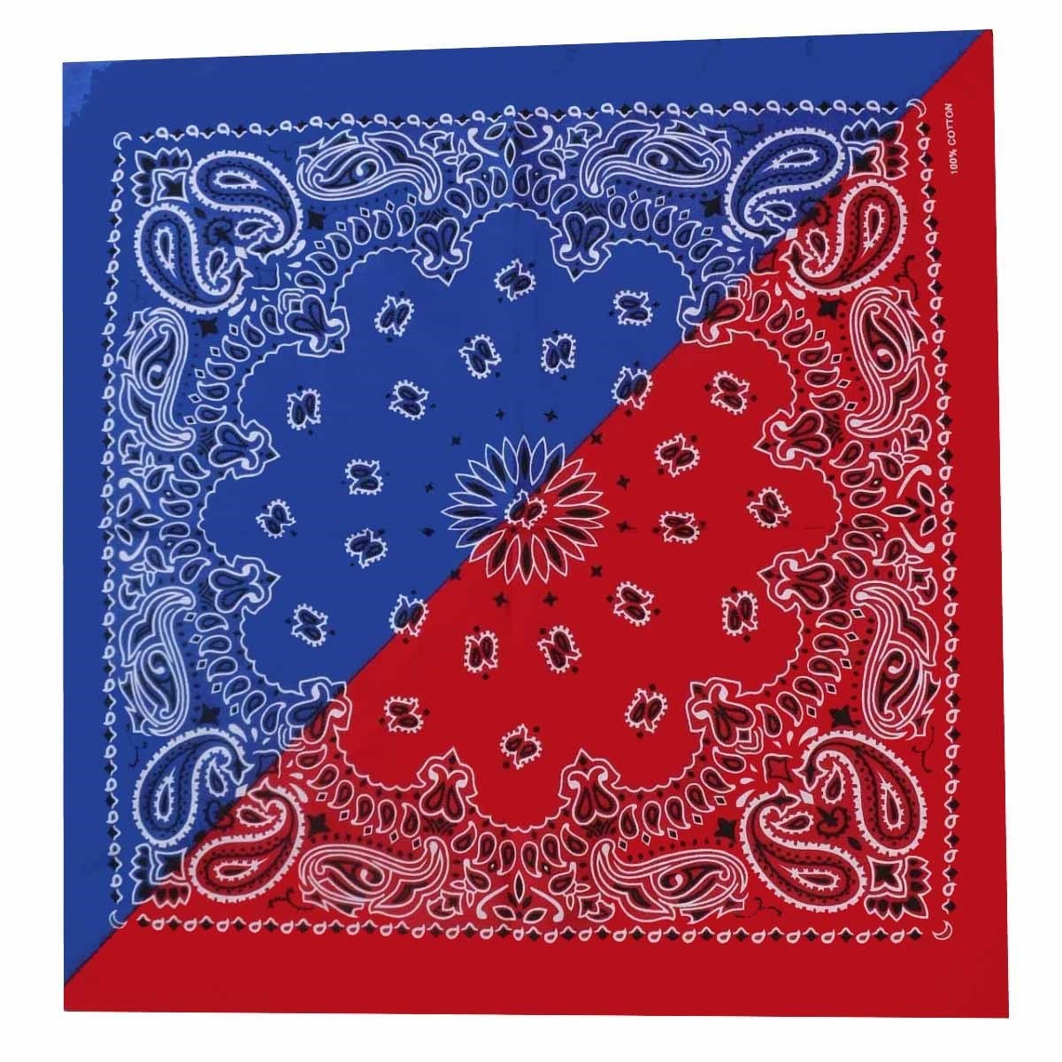 批发外贸变形虫男女嘻哈情侣腰果花方巾头巾面巾paisley bandana