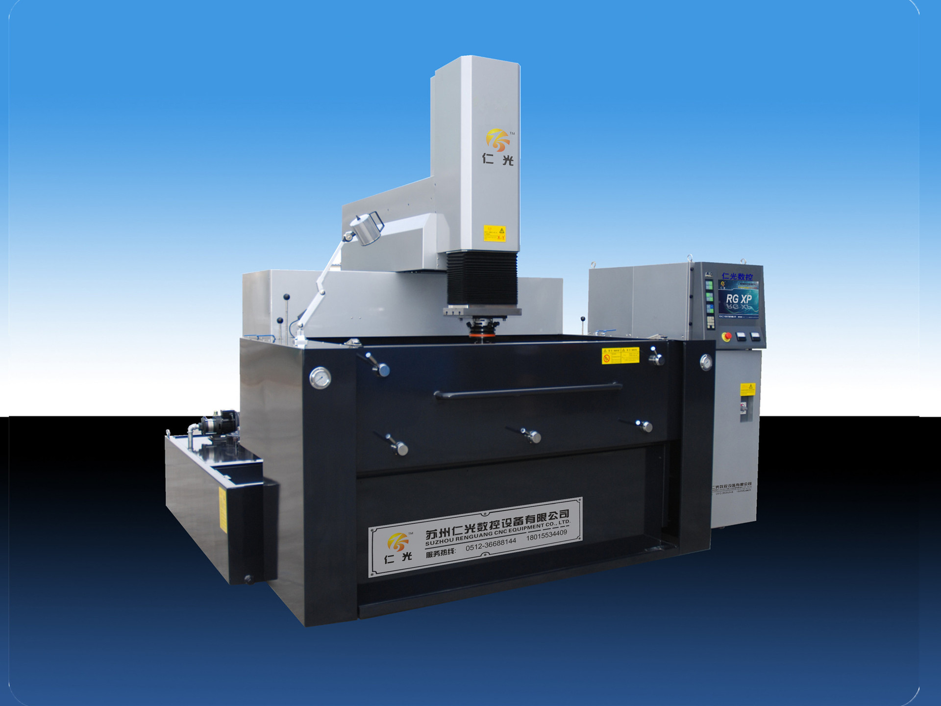 厂家直销双头火花机仁光品牌n450 双头镜面牛头火花机 安装调试