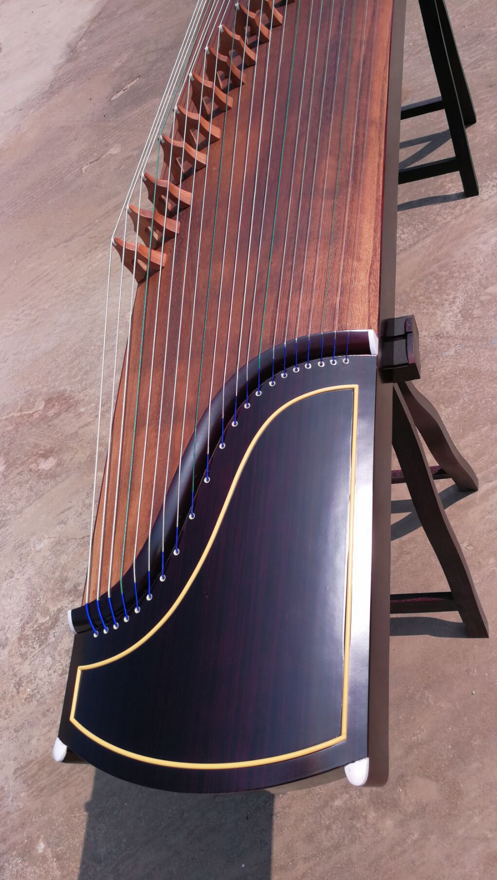 桐韵古筝_厂家直销希声楠木环保油漆标准型教学古筝 - 阿里巴巴