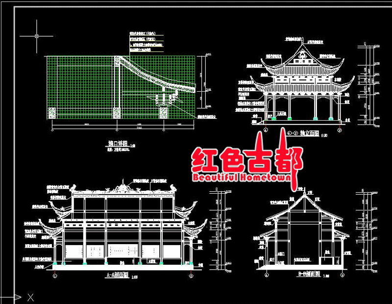 古建庭院施工 园林工程 中式庭院工程 仿古建筑庭院施工