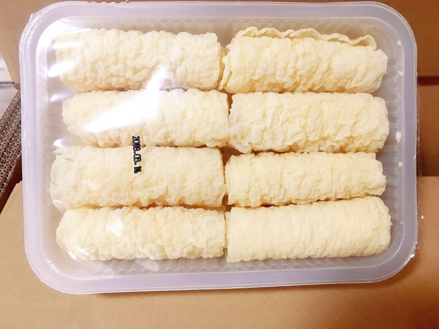 炸腐皮 香港黄金卷 响铃卷 响之卷 油炸豆腐皮 火锅食材180g/盒