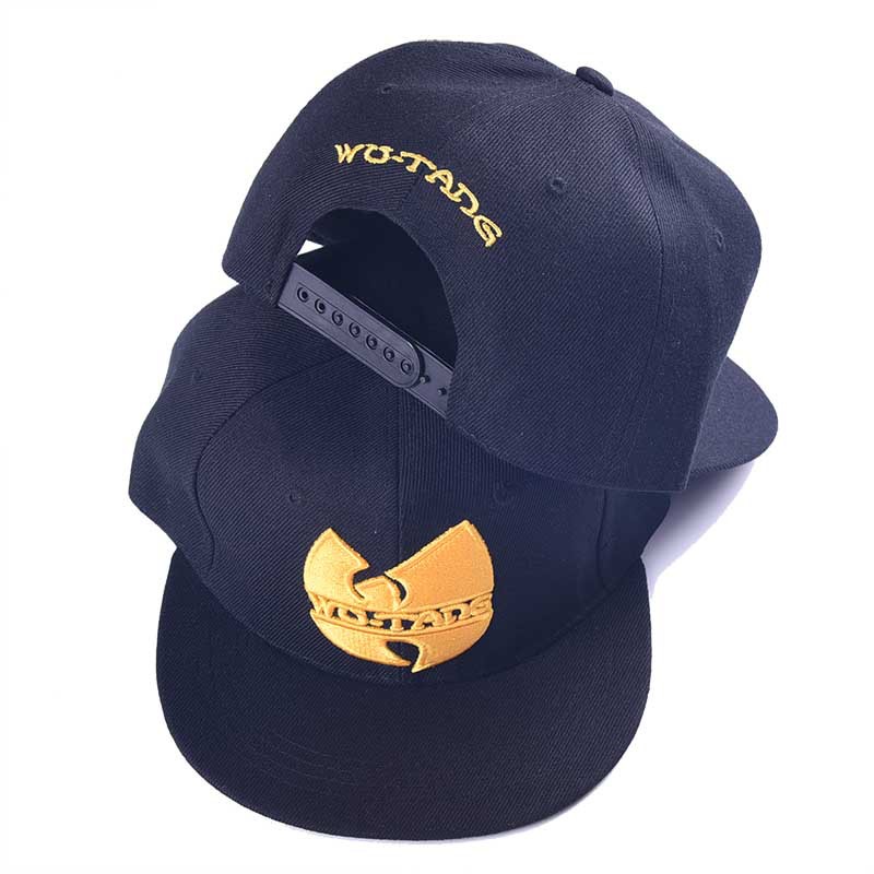 2018外贸新款欧美速卖通wish亚马逊wutang棒球帽男女嘻哈帽平沿帽