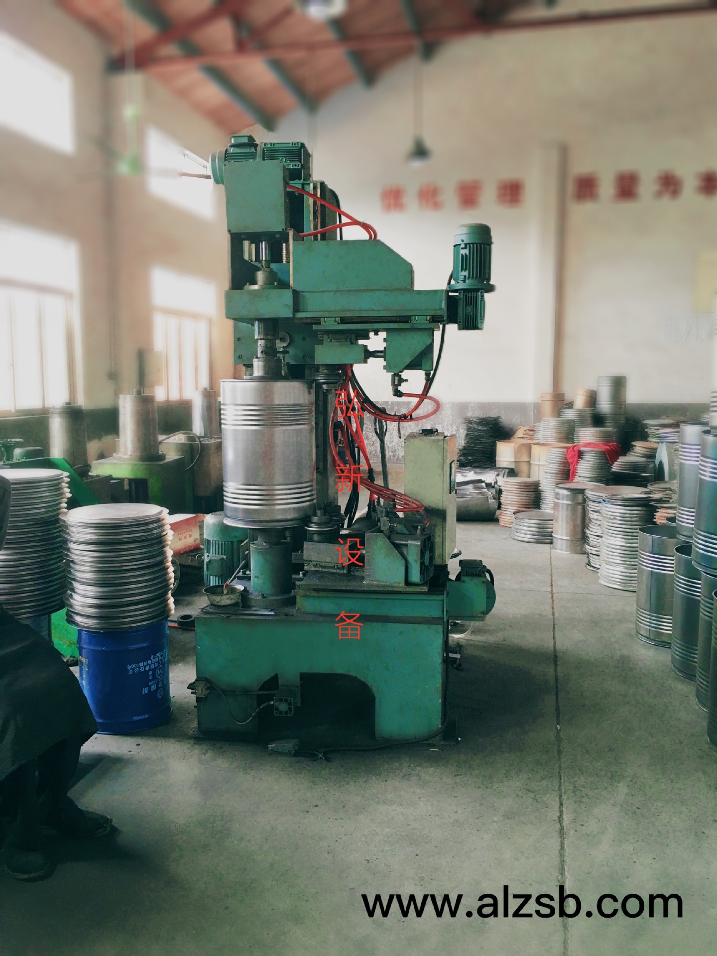 25l-150l全自动钢桶封口机,小桶制桶机械,铁桶新桶生产设备